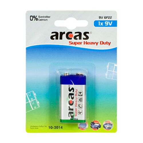 Arcas | 9V/6LR61 | Super rezistente | 1 buc. 145464270