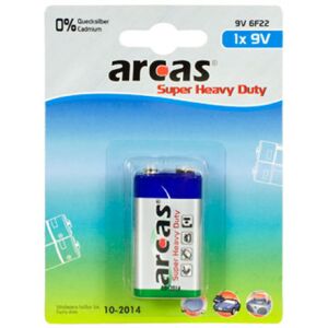 Arcas | 9V/6LR61 | Супер тежки | 1 бр. 145464270 - Батерия и акумулатор