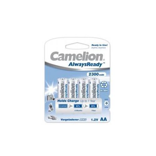 Camelion | AA/HR6 | 2300 mAh | Nabíjateľné batérie AlwaysReady Ni-MH | 4 ks