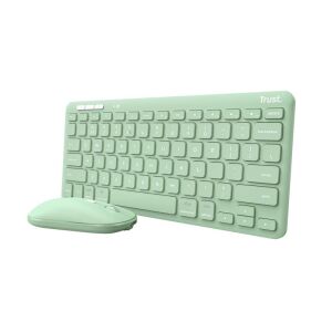 TASTATUR + MAUS WRL LYRA/GRÜN 24942 TRUST 145465016 - Tastaturen