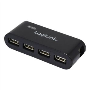 Logilink | Hub USB 2.0 cu 4 porturi și adaptor de alimentare 145465299 - Hub-uri USB