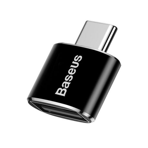 Adapteris Baseus USB Type-C мъжки - USB-A черен 145465380