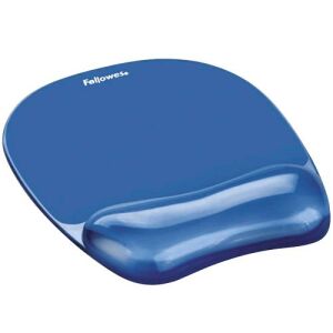 Fellowes CRYSTAL Maus- und Handgelenkspad Gel cyan 145465447 - Mousepads