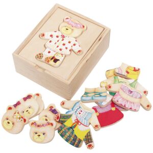 Öltöztethető mini macilány 145478838 - Baba puzzle