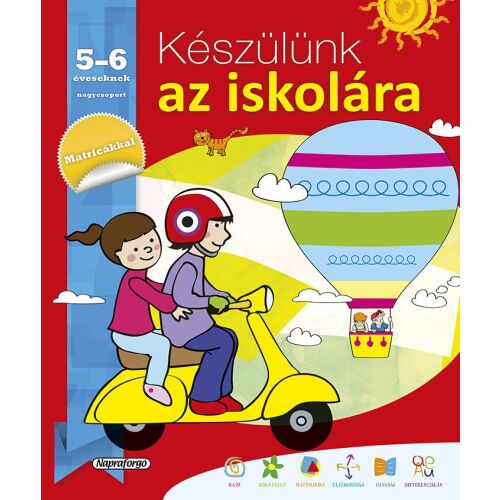 Készülünk az iskolára - foglalkoztató füzet 5-6 éveseknek 145478893