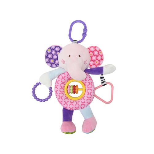 Lorelli Toys plüss csörgőjáték - Pink elefánt 145479578