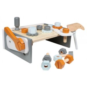 Tryco - Szerelőasztal fából - Kiegészítőkkel - Fajáték 145479921 - Barkácsolás