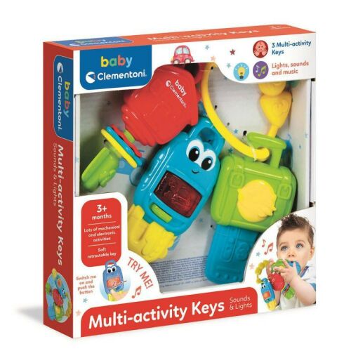 Clementoni - Autókulcs bébijáték fénnyel és hanggal 145480130