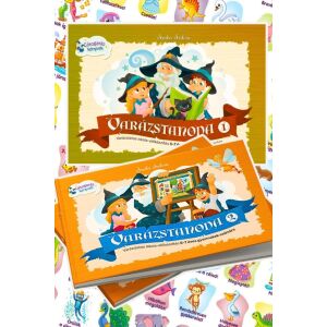 Szabó Szilvia : Varázstanoda 1-2 - iskolára előkészítés csomag !!Ajándék matricákkal!! 145480543 - Fejlesztő játék ovisoknak