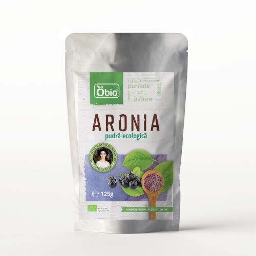 Obio Bio Arónia por, 125g. Arónia bogyó por smoothie-khoz, sütéshez és egészséges receptekhez. - Szépség és egészség