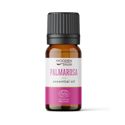 Wooden Spoon Pálmarózsa illóolaj, 5ml, bio aromaterápiás olaj relaxációhoz és bőrápoláshoz - Wooden Spoon