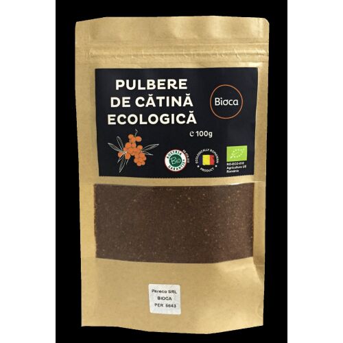 BIOCA Bio Homoktövis por 100g, étrendkiegészítő - Egészségügyi eszköz