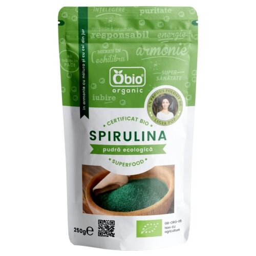 Spirulina bio por 250g Obio