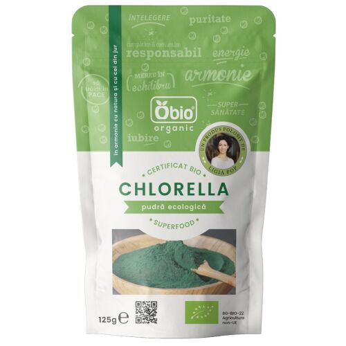 Chlorella por öko 125g Obio