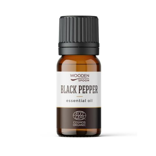Wooden Spoon Fekete Bors Illóolaj, 5ml, bio aromaterápiás olaj diffúzorhoz - Wooden Spoon