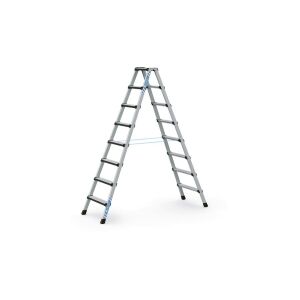ZARGES Csavarozott lépcsős állólétra eloxált  2x8 fokos - Comfortstep B 145482424 - Létra és fellépő
