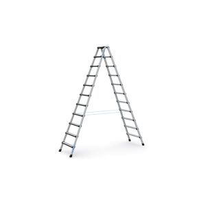 ZARGES Csavarozott lépcsős állólétra eloxált  2x11 fokos - Comfortstep B 145482425 - Létra és fellépő