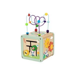 Hi Pando készségfejlesztő activity kocka golyóvezetővel - Panda - Zöld