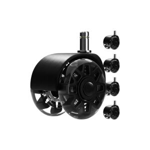 Kółka do fotela obrotowego czarne 5szt. Ruhhy26294