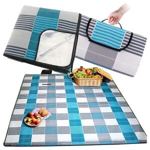 Összehajtható vízálló pikniktakaró 200×200 cm, 3-rétegű 145486121 - Kert