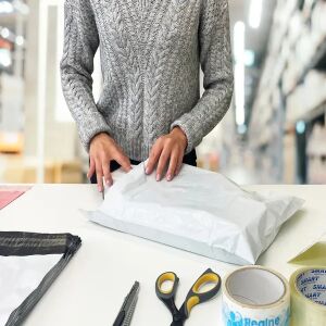 Fehér futárfólia tasak A3 (310×420 mm) öntapadós, 50 db