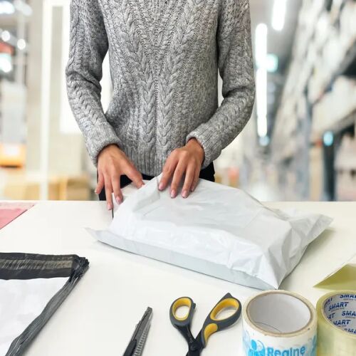 Fehér futárfólia tasak A3 (310×420 mm) öntapadós, 50 db 145486546