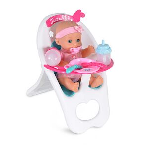 Baba 36 cm-es szett etetőszékkel, tányérral