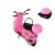 Fashion Motorcycle rózsaszín robogó sisakkal
