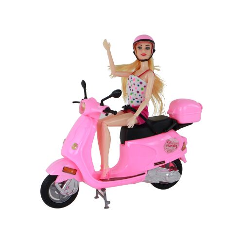 Fashion Motorcycle baba rózsaszín robogón