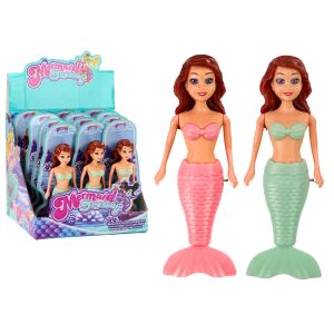 Mermaid felhúzó vízben lebegő türkiz sellő fürdőbaba 145504690 - Lean Toys