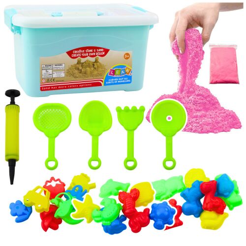 Magic Sand Set Pink 3kg Formák Eszközök Felfújható deszka