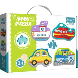 Puzzle - Baby Classic - Szállítójárművek / Trefl Baby 36075