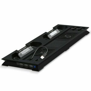 PS4 Pro Vertikalständer, Kühler, USB-Anschluss, Ladegerät