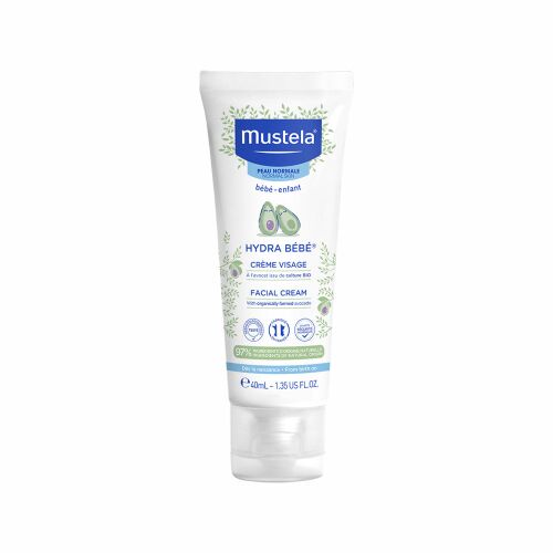 Crema hidratanta de fata pentru piele normala Hydra Bebe, 40 ml, Mustela 145560688