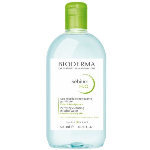 Sebium H2O micellás oldat kombinált és zsíros bőrre, 500 ml, Bioderma