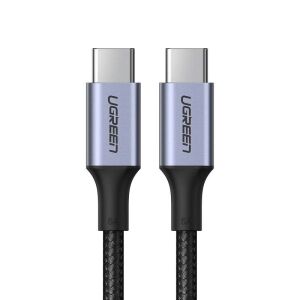 Ugreen US316_200 USB-C apa / USB-C apa Adat és töltő kábel 2m - Fekete