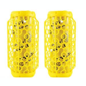 2 db Macvi® csapda darazsak számára, rovarriasztó ragasztóval, 8 ragadós lapot tartalmaz, gyors összeszerelés, csalitartó, sárga színű