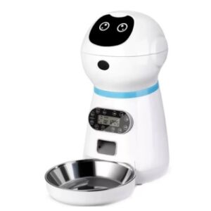 Macvi® etetőautomata kutyáknak és macskáknak, 3,5 literes tartály, intelligens funkció és programozás, etetőhang, szárazeledel-adagoló, könnyen tisztítható.