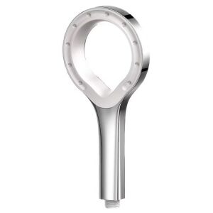 Macvi® zuhanyfej állítható fúvókával, sokoldalú rugalmassággal, többféle szórásmóddal, ezüst kivitelben