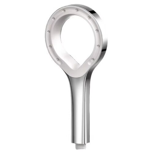 Macvi® zuhanyfej állítható fúvókával, sokoldalú rugalmassággal, többféle szórásmóddal, ezüst kivitelben 145575485