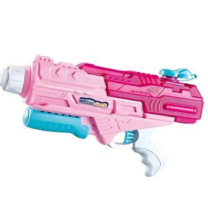 Macvi® vízipisztoly, rózsaszín, strand/medence játék, 1250 ml-es tartály, prémium PVC, ergonomikus, +6 éves korig, fejleszti a koordinációt és a kézügyességet.
