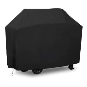 Macvi® grillhuzat, 145x61x117 cm, vízálló 210D Oxford 210D poliészter, UV védelem, szélálló, fekete színű