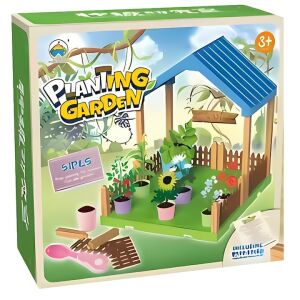 Oktató játszóház, MACVI, 556-51A modell, zöld, 3+ éves korosztály számára