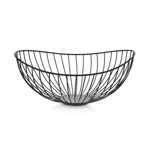 Ambition Decor gyümölcskosár 30 cm fekete 145598286 - Gyümölcskosár