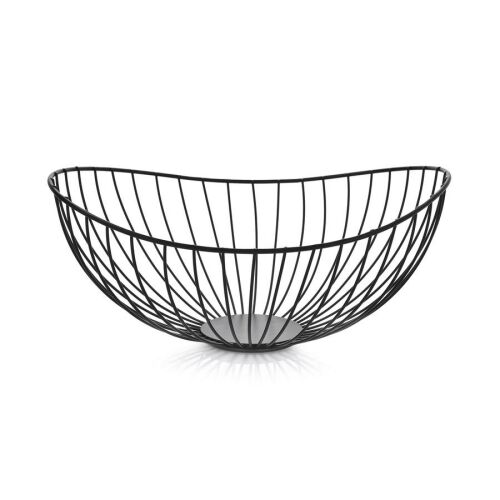 Ambition Decor gyümölcskosár 30 cm fekete 145598286