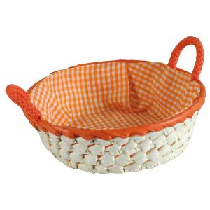 Domotti Palma kerek kosár béléssel 23x7 cm vegyes színekben 145598412 - Háztartási kellék