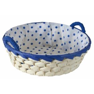 Domotti Palma kerek kosár béléssel 23x7 cm vegyes színekben 145598403 - Háztartási kellék