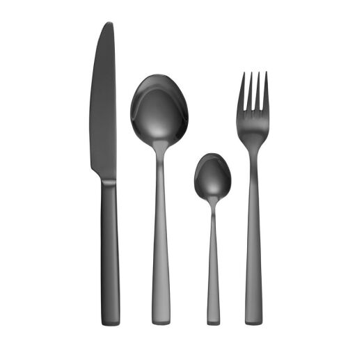 Ambition Prato evőeszköz készlet 24 részes fekete 145599228