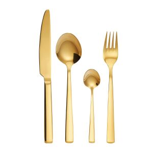 Ambition Prato evőeszköz készlet 24 részes arany 145599973 - Evőeszköz készlet