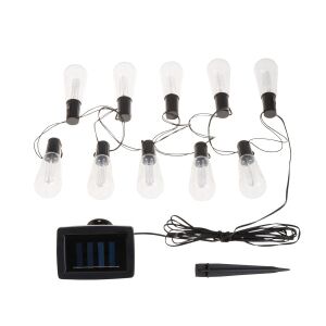 Patio napelemes kerti fényfüzér 3.8 m izzó 145600554 - Fényfüzér